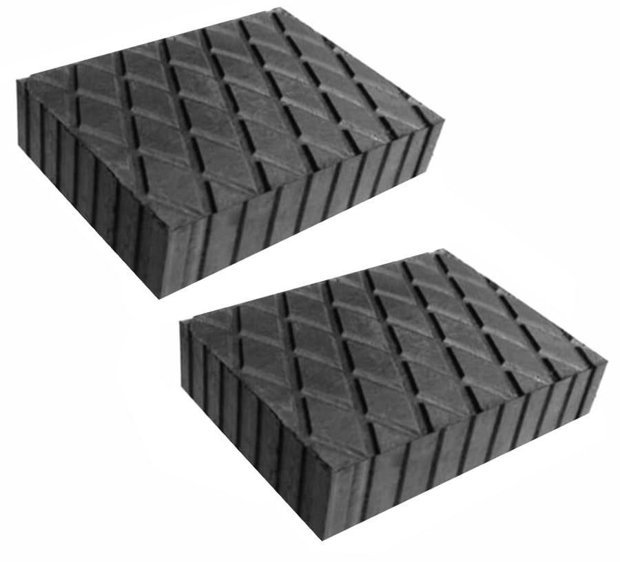 Drive Design Kit 2 pz TAMPONI H 30 mm. per Ponte Sollevatore. Dimensioni 160x120x30 mm. Tampone in Gomma Ponti corghi ravaglioli omcn