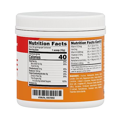 Image of AdvoCare Rehydrate - Electrolyte Drink Mix - Includes Magnesium, Sodium, Potassium & Calcium - Antioxidant & Amino Acid Fortified - Supports Hydration & Recovery - Orange, 12.7 oz