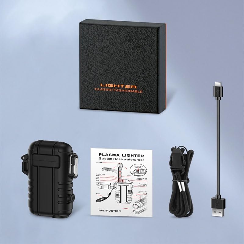 Encendedor eléctrico recargable con cuello flexible 360° miniatura 7