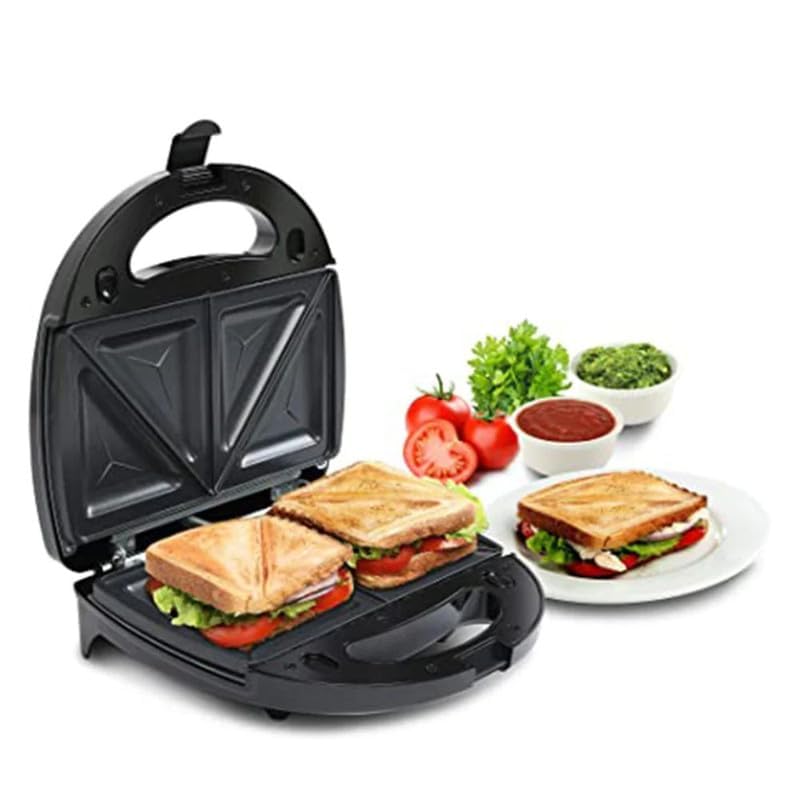 Oblivion Compact Non-Stick Sandwich Maker – Quick & Even Cooking with Indicator Lights, Perfect for Grilled Cheese, Breakfast and Snacks (Pack of 1)-image-27