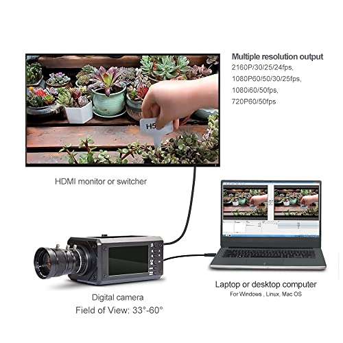 Image of MOKOSE 4K Digital Camera 3 inch Screen 3840 * 2160 /30FPS HDMI 1080P USB Webcam Support NP-F980 F970 F960 External Battery and 3.5MM Microphone with 5-12mm Manual Zoom Lens