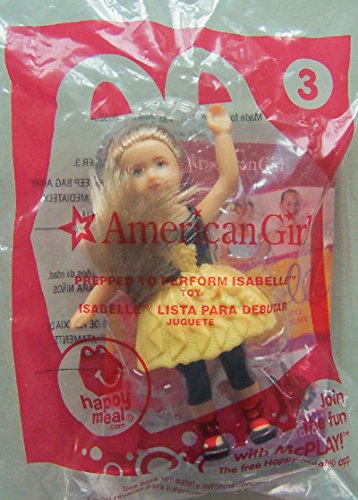 McDonald's Happy Meal American Girl Prepped to Perform Isabelle #3 Toy 2014