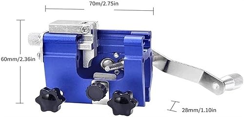 Miniatura 2 de Afilador de motosierra de manivela de mano Kit de plantilla de afilado de motosierra Afilador de cadena de motosierra en jardín y al aire libre