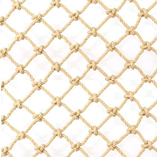 Filet d'escalade pour enfants en jute 1x1m pour cabane et balcon