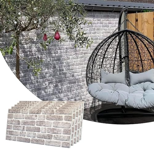 Dundee Deco 3D Wall Panels Faux Brick - Cladding, White