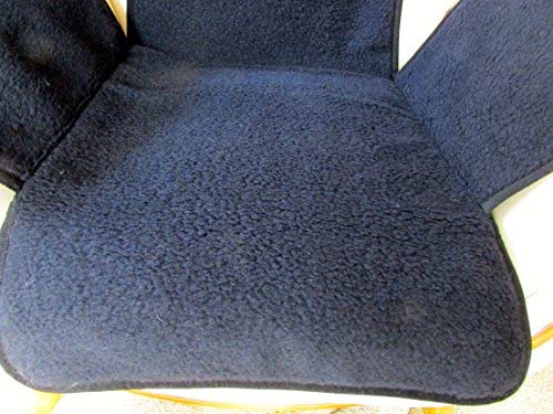 Coprisedia antracite 100% lana merino, 50 x 200 cm, rivestimento per sedie, coprisedia