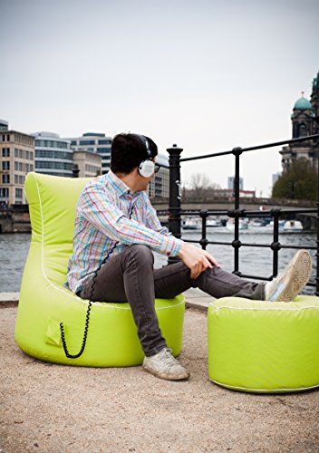 SITTING POINT only by MAGMA Sitzsack-Set Scuba Swing + Hocker grün – Bild 3