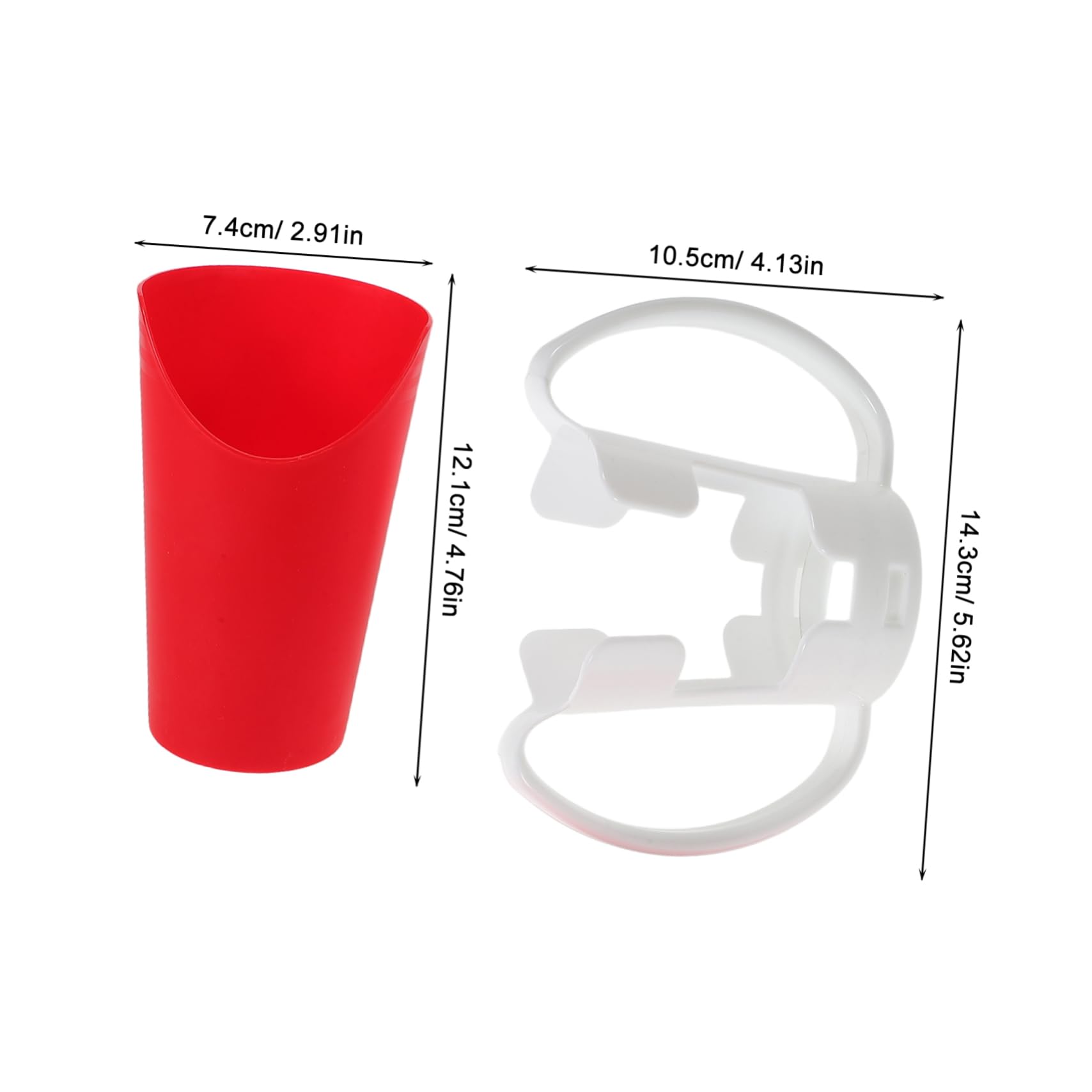 VALICLUD Nosey Cups for Elderly with Detachable Holder Non Slip Spill Drinking Aid for Motor Coordination Support Ergonomic Design for Easy Drinking Durable and Drop Resistant