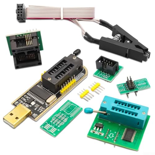 Solución de programación en circuito para clip de prueba SOIC8 SOP8 y para CH341A para programador USB diseñado para fácil acceso a EEPROM
