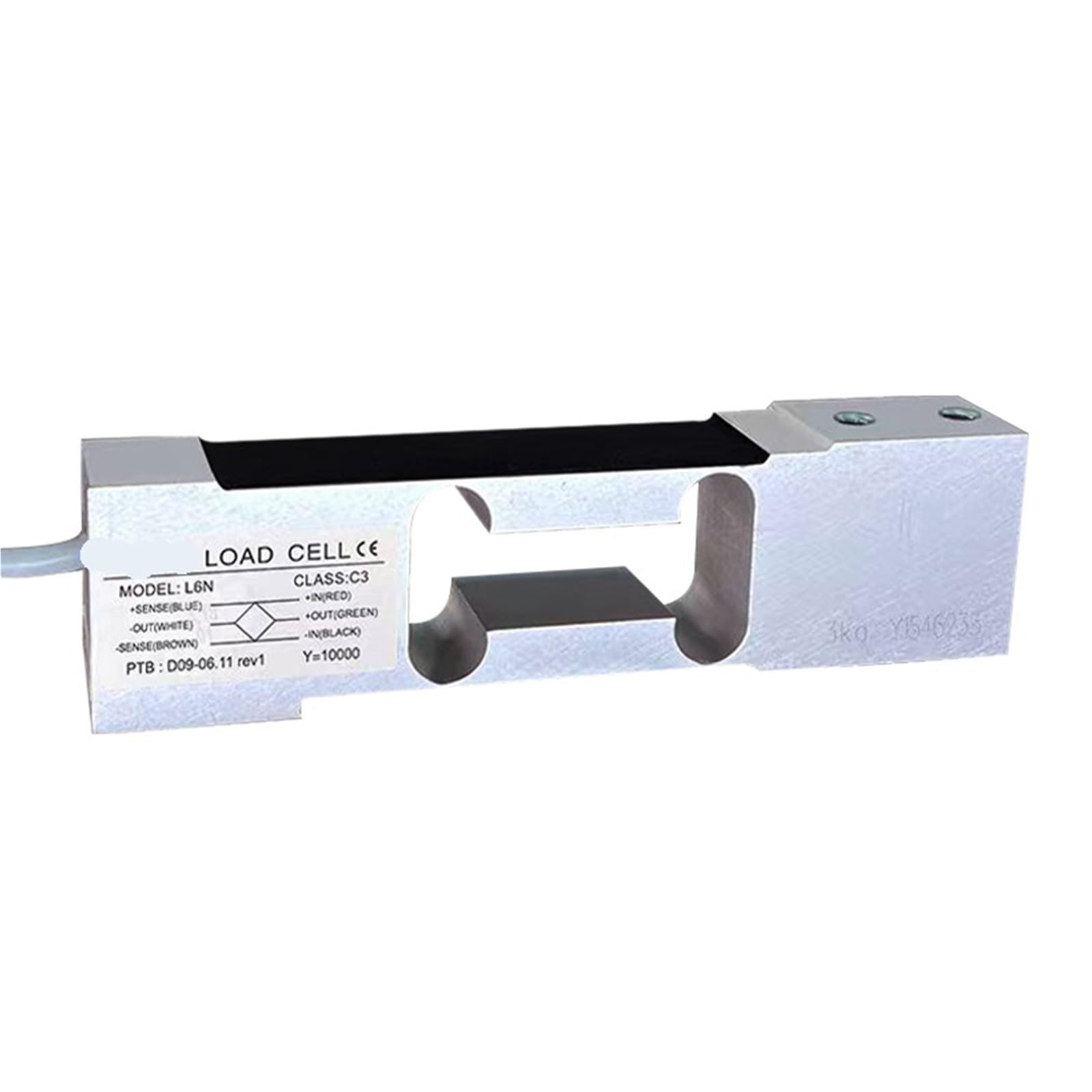 L6N bardzo precyzyjny czujnik wagowy, ogniwo wagowe o pojemności 3, 5, 8, 10, 15, 20, 30, 50, 100 kg, waga elektroniczna, waga do pakowania (50 kg)