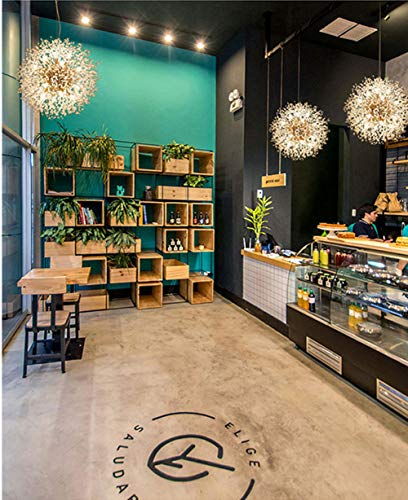 YUENSLIGHTING - Lampadari a 8 luci G9, in acciaio