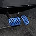 Car Pedal Cover Compatible with Toyota Hilux Revo 2015-2021,Car Non-Slip Accelerator Footrest Pedal Brake Clutch Pad Accessories,A-Black(Normal/B-Blue)