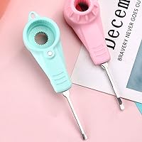 Vista 6 de Hemoton Herramienta de tapas magnéticas, levantadores de tapa de yogur, abridor de botellas de cocina, diseño de ahorro de espacio