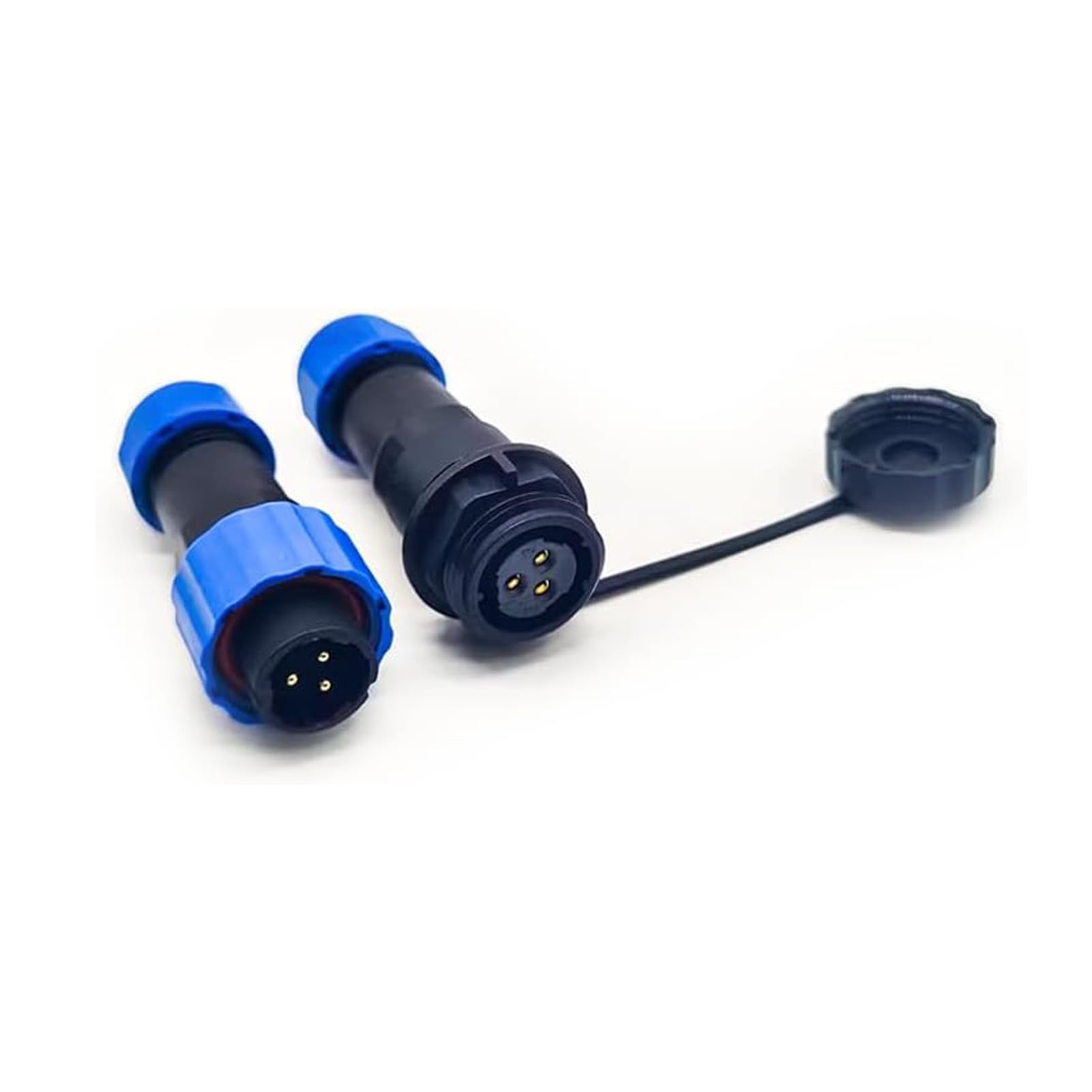 Elecbee Connecteur de raccordement SP17 IP68 étanche Connecteur électrique femelle et mâle pour lampes d'extérieur (SP17 3pin)