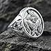 925 Sterling Silver Seraphim Angel Ring - Handcrafted Six Winged Guardian Signet - Detailed Religious Statement Jewelry for Men