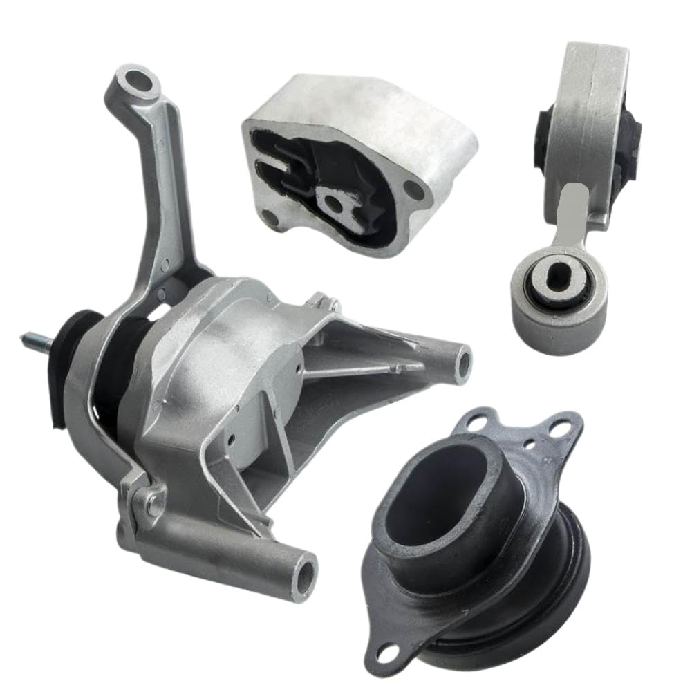 4X Motor and Transmission Mount Kit Compatible with 2.5L 2007-2016 CVT A4340 4353