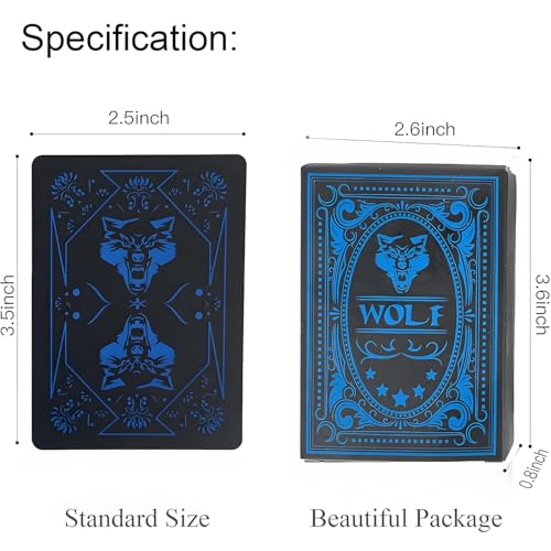 Cartas de Plástico KEAIDUO Juego de Póker 54 Cartas miniatura 3