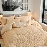 CVERTHAF Manta/edredón Polar 220x240 Manta/edredón Grueso de Lana para Invierno 220x240 (A, 180 * 220 cm/4,5 kg)