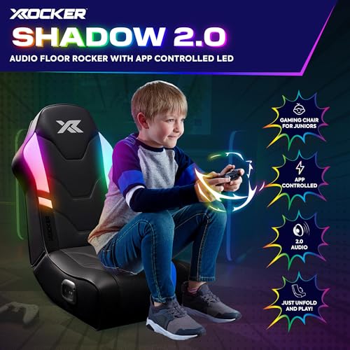 Siège de jeu Neo Motion Sync avec lumières DEL par application et base à bascule pliable - 4