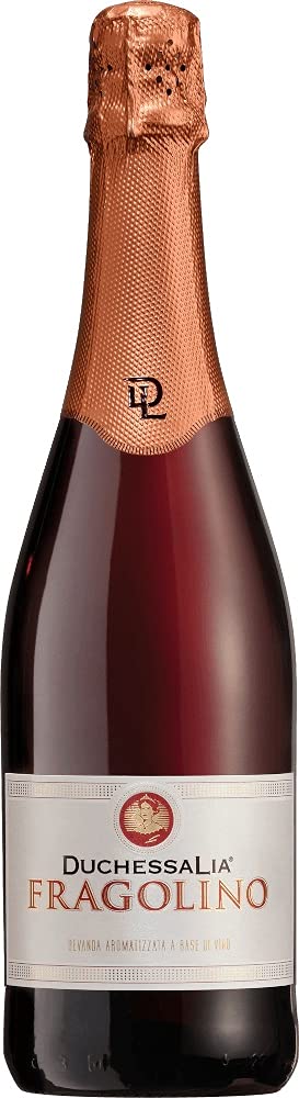 VINELLO 6er Vorteilspaket Perlwein - Fragolino Rosso - Duchessa Lia mit VINELLO.weinausgießer | fruchtiger Perlwein | fruchtig-frischer Fragolino aus Piemont