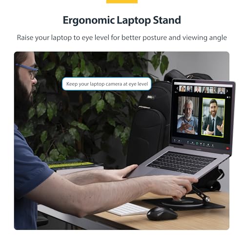 StarTech.com base giratoria para laptop con altura ajustable miniatura 2