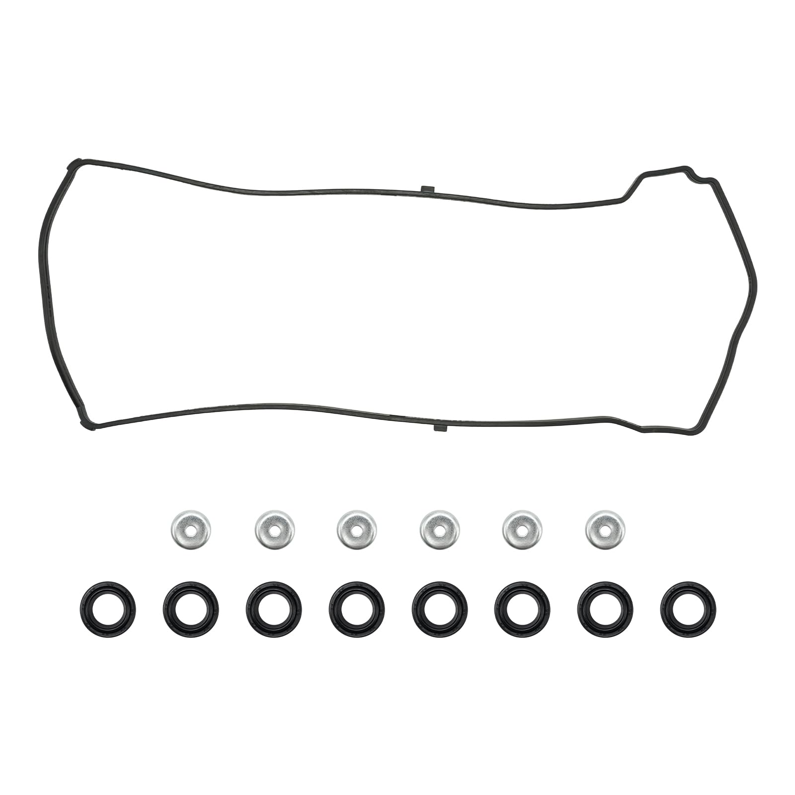 PHILTOP Valve Cover Gasket Set Fit for Honda CR-V 2002-2014, Accord 2003-2012, Acura TSX 2004-2014, Element 03-11, RDX 07-12, Civic 02-15, RSX 02-06,