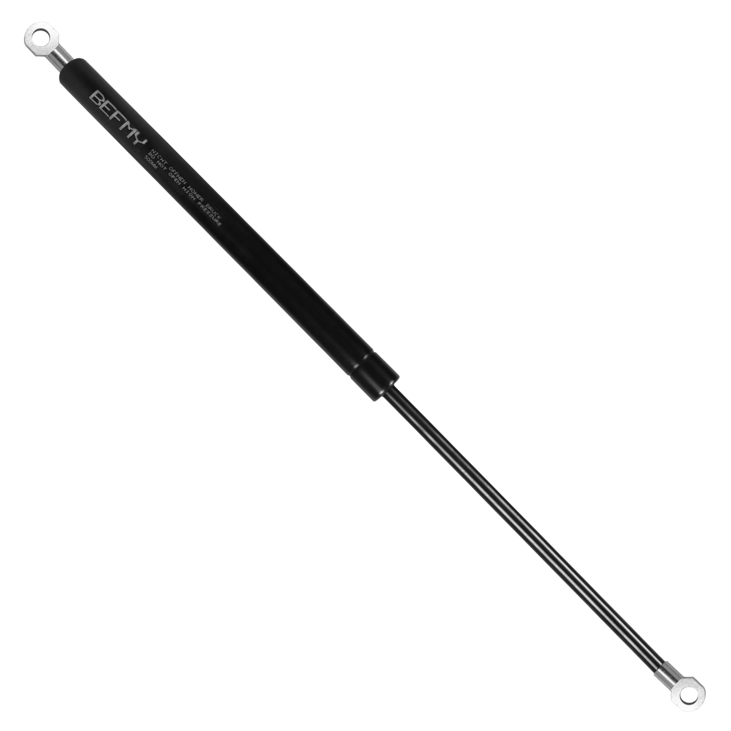 Gasdruckfeder Schwarz 250-900mm | Universal Gasdruckdämpfer 200N-900N | Robuste Konstruktion mit Ösen-Endstücken | Ideal für Möbel, Türen, Fahrzeugklappen, vielseitige Anwendungen (500MM, 300N)
