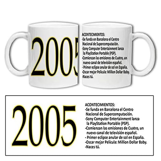 L'Informal Tazas acontecimientos años cumpleaños Eventos (2005)