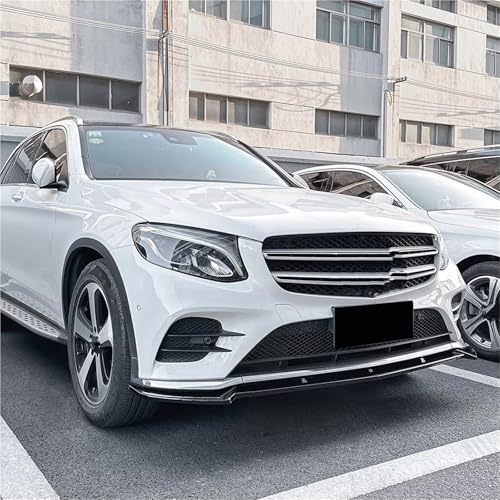 Becquet de lèvre avant pour Benz GLC X253 AMG protection pare-chocs noir brillant