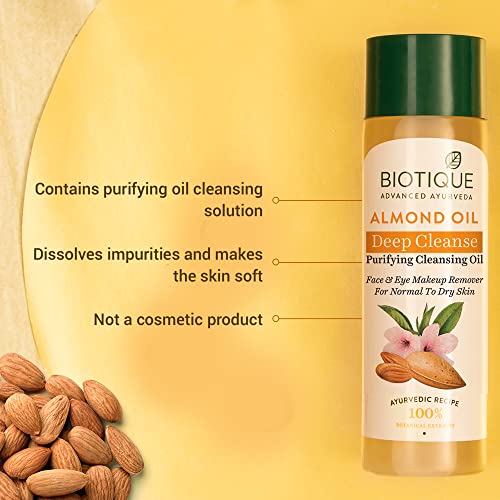 Biotique-Almonmd-Oil-Deep-Cleanse-Purifying-Cleansing-Oil-Face-Eye-Makeup-Remover-For-Normal-to-Dry-Skin-120ml