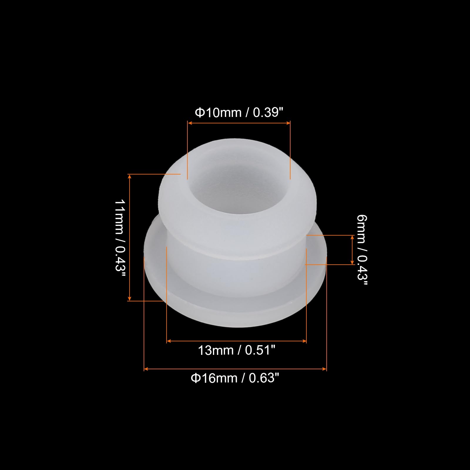QUARKZMAN 10Pcs Bouchon à Œillet Caoutchouc à Pression Diamètre Installation 14mm, ID 10.5mm, Largeur de Rainure Étroite 2mm, Joint Anti-Rayures pour Boîtes Électriques Câbles Tuyaux Gris QUARKZMAN 10Pcs Bouchon à Œillet Caoutchouc à Pression Diamètre Installation 14mm, ID 10.5mm, Largeur de Rainure Étroite 2mm, Joint Anti-Rayures pour Boîtes Électriques Câbles Tuyaux Gris