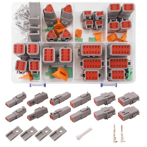 Connecteurs Deutsch DT étanches 2 3 4 6 8 12 broches avec contacts taille 16