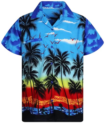 Chemise hawaïenne homme à manches courtes pour vos vacances à la plage et soirées d'été