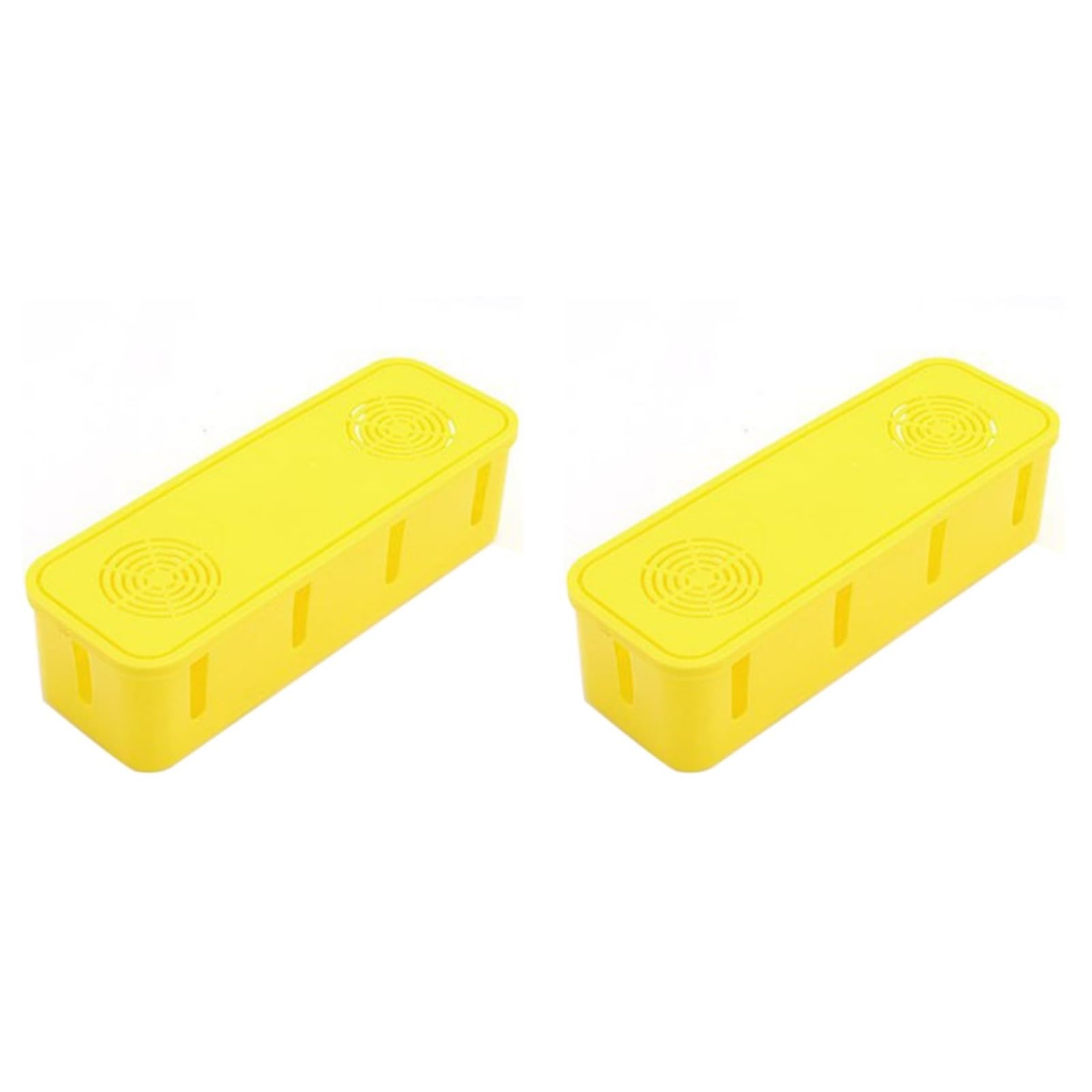 HOMSFOU Plug Socket Safety Box Cable Organizer with Cord Storage for Home Office Desk 10.23X5.51X3.34 Inch Child Proof Power Strip Cover and Wire