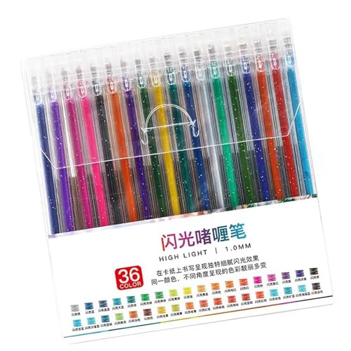 Surligneurs multicolores et stylos gel pour personnaliser vos albums de scrapbooking