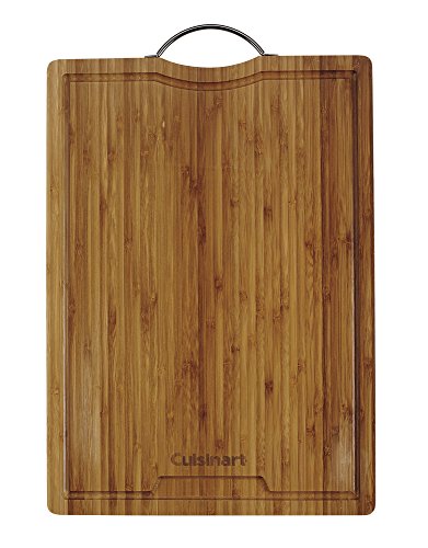 Tabla de cortar rectangular de bambú 44.7x30.2 cm miniatura 1