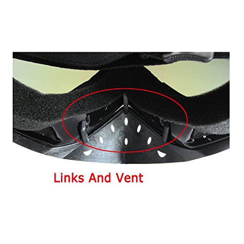 Gafas de nieve esféricas JULI 635-004-D con doble capa protección UV 4