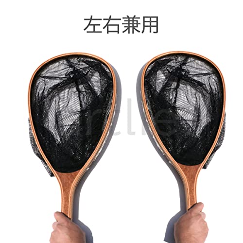 artlies ランディングネット 木製トラウト 網 40サイズ 本流 渓流 管理釣り場 エリア イワナ ヤマメ ニジマス バス シーバス サクラマス 大型 8枚目