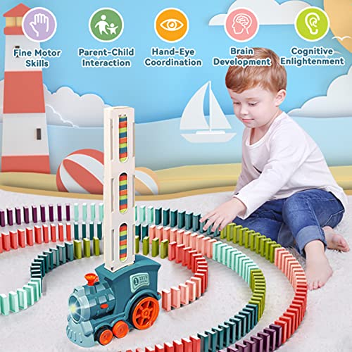 Set de Juego Domino Train para Niños 100 Piezas miniatura 4