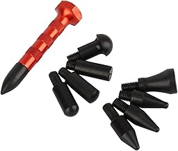 Outil de Démontage Automatique de Voiture, Stylo de Débosselage à 9 Têtes, Métal + Plastique, Léger et Pratique, Outils de Suppression de la Grêle pour Réparation de Voiture