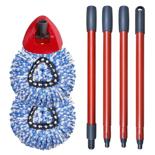 Manche de balai O-Cedar EasyWring extensible avec recharges balai à franges - 2