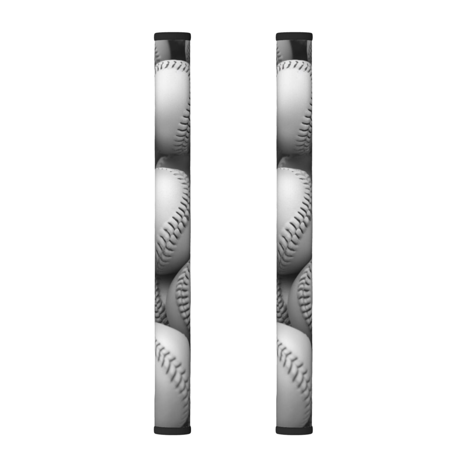 VGFJHNDF Refrigerator Door Handle Covers 2-Pack, Cool Grey Baseball Printed Protect and Decorate for Fridge Ovens Dishwashers
