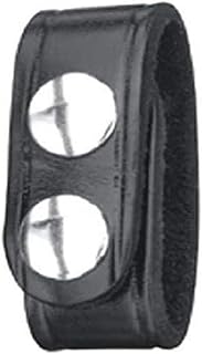 Gould & Goodrich B76-4W 4-Pack Belt Keepers, Double Snap, Black Weave