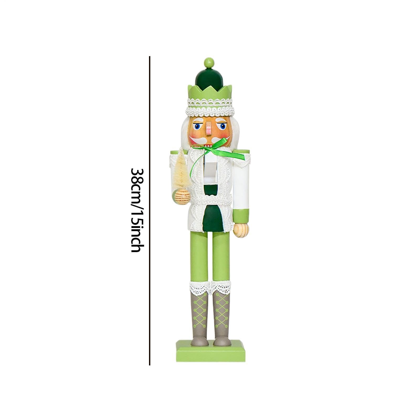 di Natale 38 cm in legno da collezione decorazione da tavolo