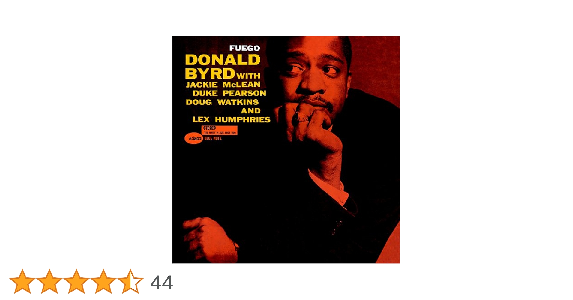 洋楽 Donald Byrd Fuego ST-84026 洋楽 Donald Byrd Fuego ST-84026 Donald Byrd: Fuego (1959