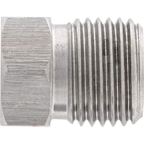 4Lifetimelines Stainless Steel Brake Line Tube Nut, 3/16 (7/16-24 Inverted), Bag Of 10 #TOP1