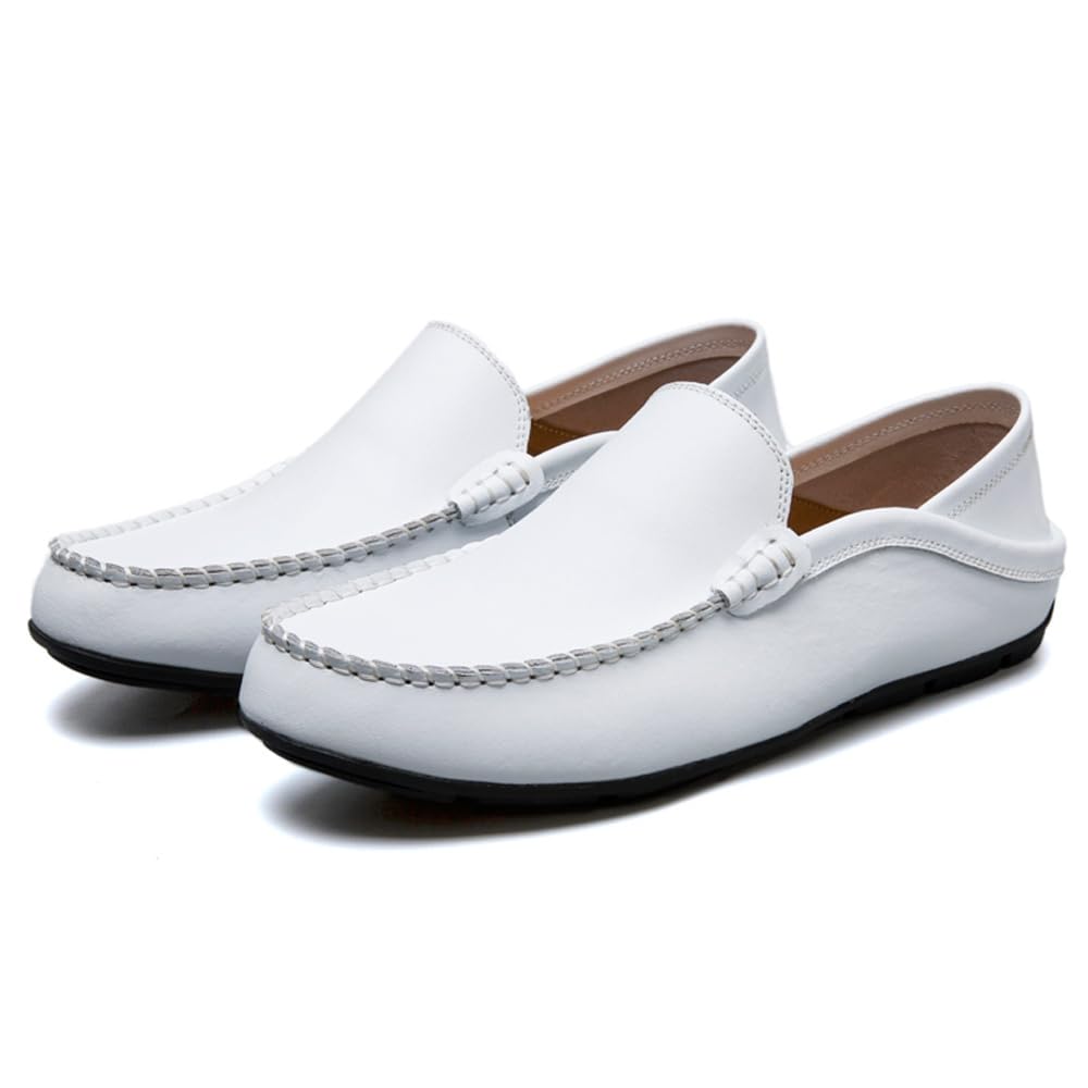 Mocassins Homme Cuir Slip on Penny Loafers LéGèRes Confort Chaussures de Conduite Plat Chaussures de Décontractées EU 39-EU 47