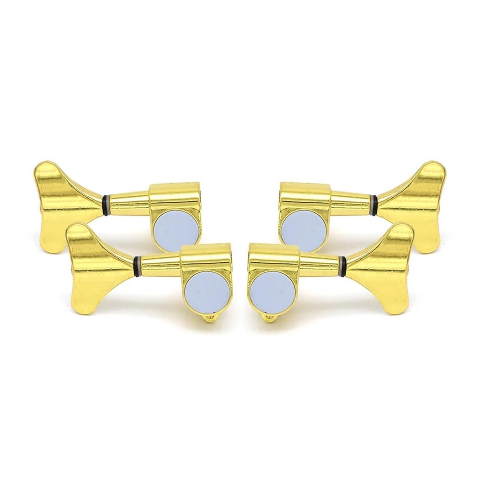 Afinador De Bajo De 4 Cuerdas 2L2R/4L Para Guitarras E Instrumentos Musicales Perilla De Afinación De La Guitarra | Perilla de afinación de guitarra(2L2R Gold)