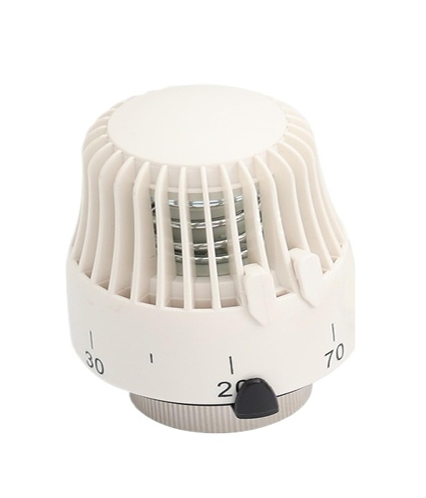 Thermostatic Radiator Control M30×1.5 Three Way Mixing Valve with Thermostatic Capillary Remote Sensor Setting Range 30-70 °C(Actuator and Vavle)