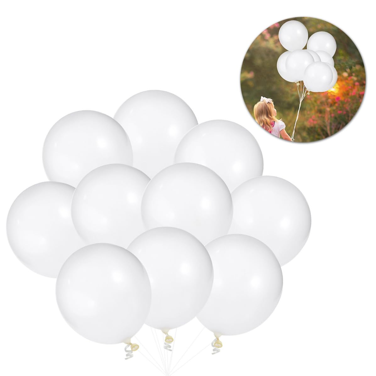 Globos Transparentes de Látex de 12 Pulgadas, Engrosados y Resistentes, Paquete de 25 Unidades para Decoración de Bodas y Fiestas
